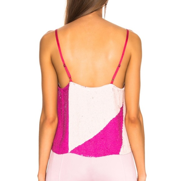 Retrofete Sandra Tank Sequin Pink (106) - Picture 4 of 7